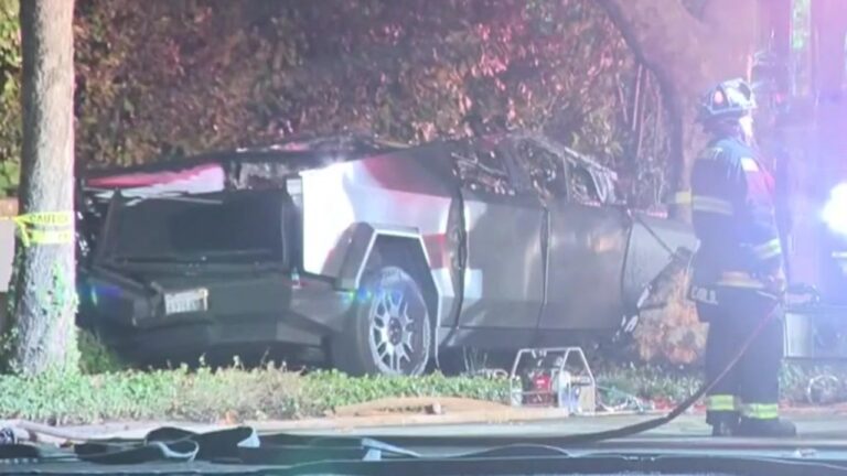 3 killed, 1 seriously injured in Tesla Cybertruck crash in Northern California - Boston News, Weather, Sports