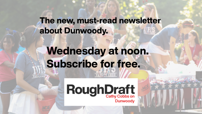 Dunwoody's new newsletter: Cathy Cobbs on Dunwoody