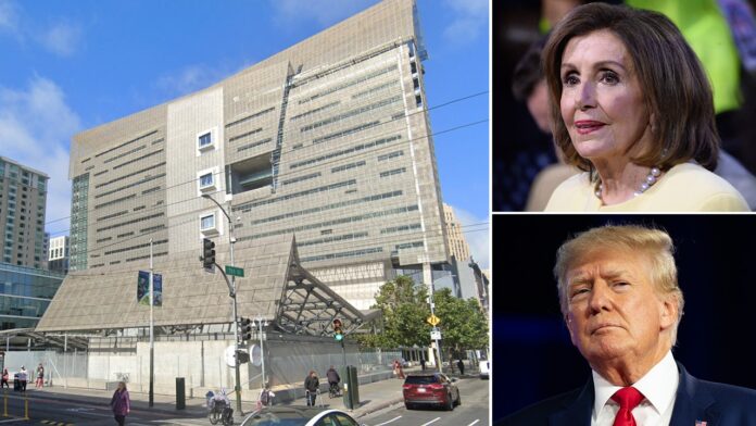 'Green' federal building once ridiculed by President-elect Trump being dedicated to Nancy Pelosi