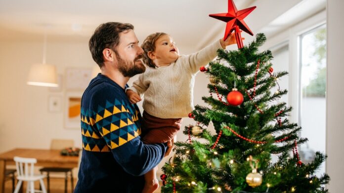 Before ornaments, Christmas trees were covered in edible decorations like apples