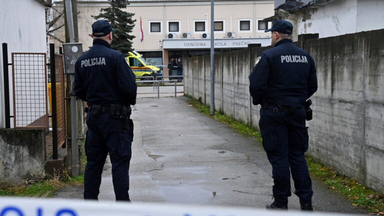 Croatian school knife attack leaves 7-year-old dead, 6 people wounded, police say