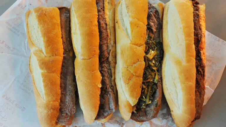 Food favorite in America is Philadelphia cheesesteak: Hold the peppers