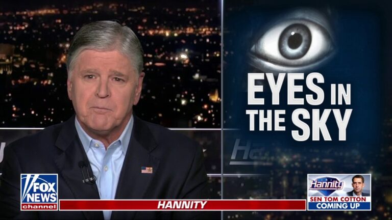 Hannity floats scathing critique of Biden admin over 'chilling' drone flights: Don't seem to 'give a damn'