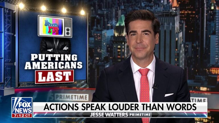 JESSE WATTERS: Michelle Obama looks proud of her country again