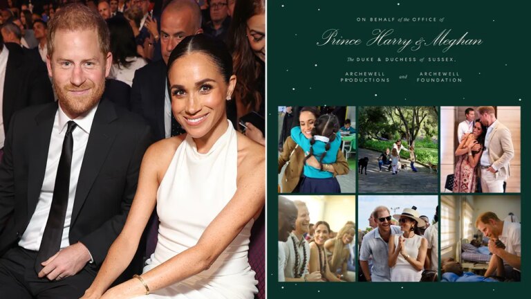 Meghan Markle, Prince Harry give rare glimpse of kids in 2024 holiday card