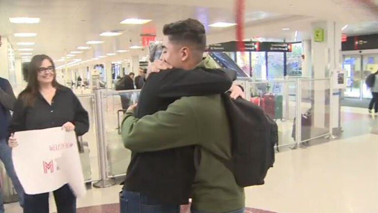 Miles for Military brings 2 active-duty Marines home for the holidays - Boston News, Weather, Sports